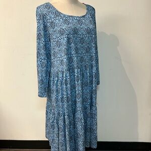 New Lilly Pulitzer Geanna Dress Go Your Own Wave Sz XXL
